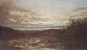 WC Piguenit A winter-s evening,Lane Cove oil painting artist